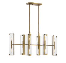 Savoy House Canada 1-9773-12-322 - Winfield 12-Light Linear Chandelier in Warm Brass