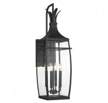 Savoy House Canada 5-764-BK - Montpelier 4-Light Outdoor Wall Lantern in Matte Black