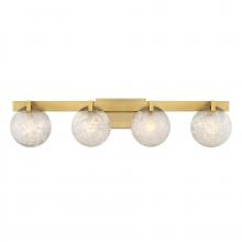 Savoy House Canada 8-1017-4-322 - Darien 4-Light Bathroom Vanity Light in Warm Brass