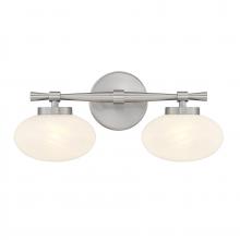 Savoy House Canada 8-1050-2-SN - Barrow 2-Light Bathroom Vanity Light in Satin Nickel