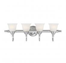 Savoy House Canada 8-1062-4-CH - Brunswick 4-Light Bathroom Vanity Light in Chrome