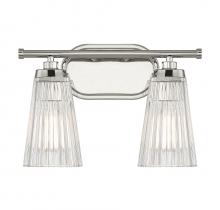 Savoy House Canada 8-1745-2-109 - Chantilly 2-Light Bathroom Vanity Light in Polished Nickel