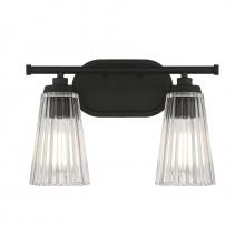 Savoy House Canada 8-1745-2-BK - Chantilly 2-Light Bathroom Vanity Light in Matte Black