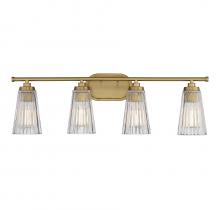 Savoy House Canada 8-1745-4-322 - Chantilly 4-Light Bathroom Vanity Light in Warm Brass