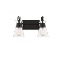 Savoy House Canada 8-1830-2-BK - Lakewood 2-Light Bathroom Vanity Light in Matte Black