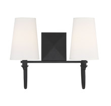 Savoy House Canada 8-2542-2-89 - Cameron 2-Light Bathroom Vanity Light in Matte Black