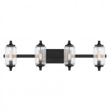 Savoy House Canada 8-3024-4-BK - Holton 4-Light Bathroom Vanity Light in Matte Black