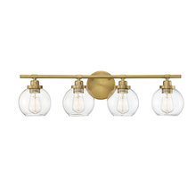 Savoy House Canada 8-4050-4-322 - Carson 4-Light Bathroom Vanity Light in Warm Brass