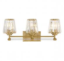 Savoy House Canada 8-6001-3-322 - Garnet 3-Light Bathroom Vanity Light in Warm Brass