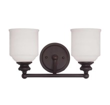 Savoy House Canada 8-6836-2-13 - Melrose 2-Light Bathroom Vanity Light in English Bronze