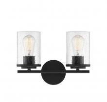 Savoy House Canada 8-8020-2-BK - Marshall 2-Light Bathroom Vanity Light in 
Matte Black