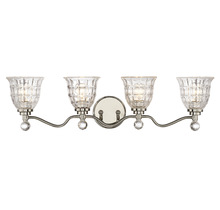 Savoy House Canada 8-880-4-109 - Birone 4-Light Bathroom Vanity Light in Polished Nickel