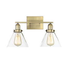 Savoy House Canada 8-9130-2-322 - Drake 2-Light Bathroom Vanity Light in Warm Brass