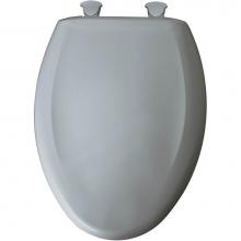 Bemis 1200SLOWT 044 - Elongated Plastic Toilet Seat in Cerulean Blue with STA-TITE Seat Fastening System, Easy-Clean &am