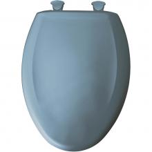 Bemis 1200SLOWT 144 - Elongated Plastic Toilet Seat in New Orleans Blue with STA-TITE Seat Fastening System, Easy-Clean