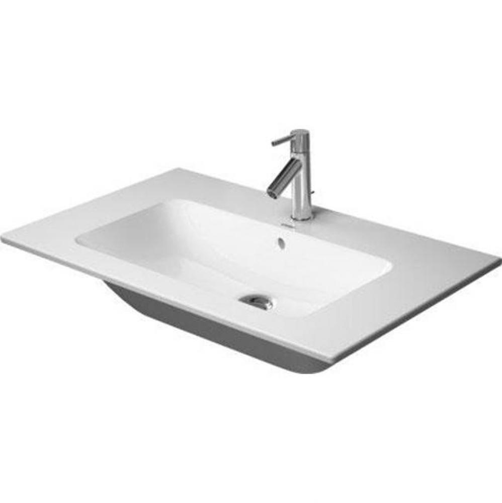 Duravit ME by Starck Wall-Mount Sink White with WonderGliss