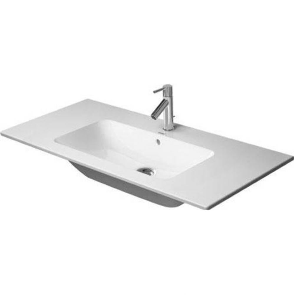 Duravit ME by Starck Wall-Mount Sink White with WonderGliss