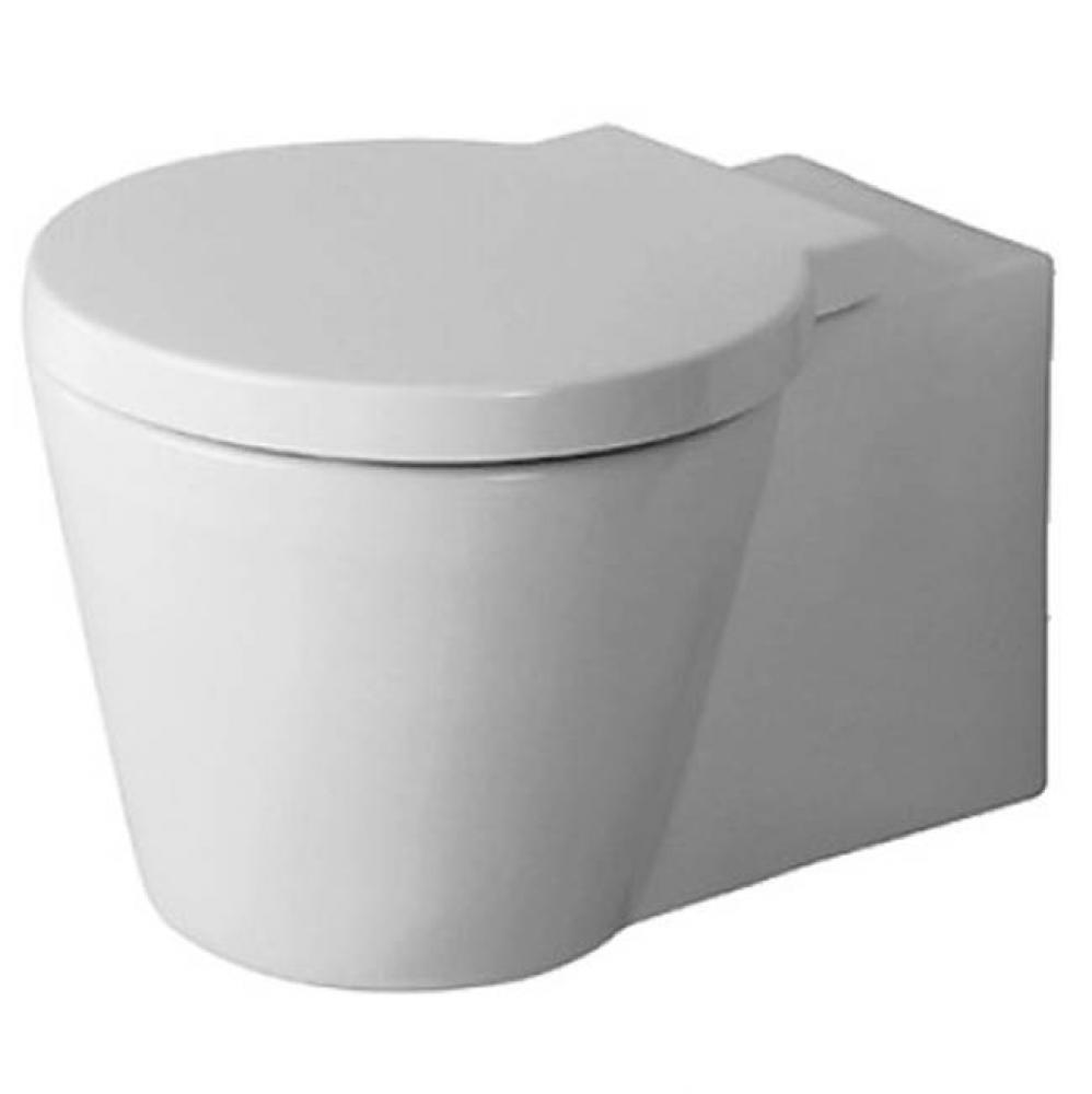 Toilet wall mounted Starck 1 white washdown model,