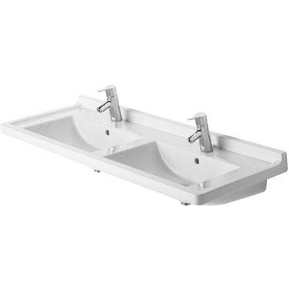 Duravit Starck 3 Double Vanity Sink White