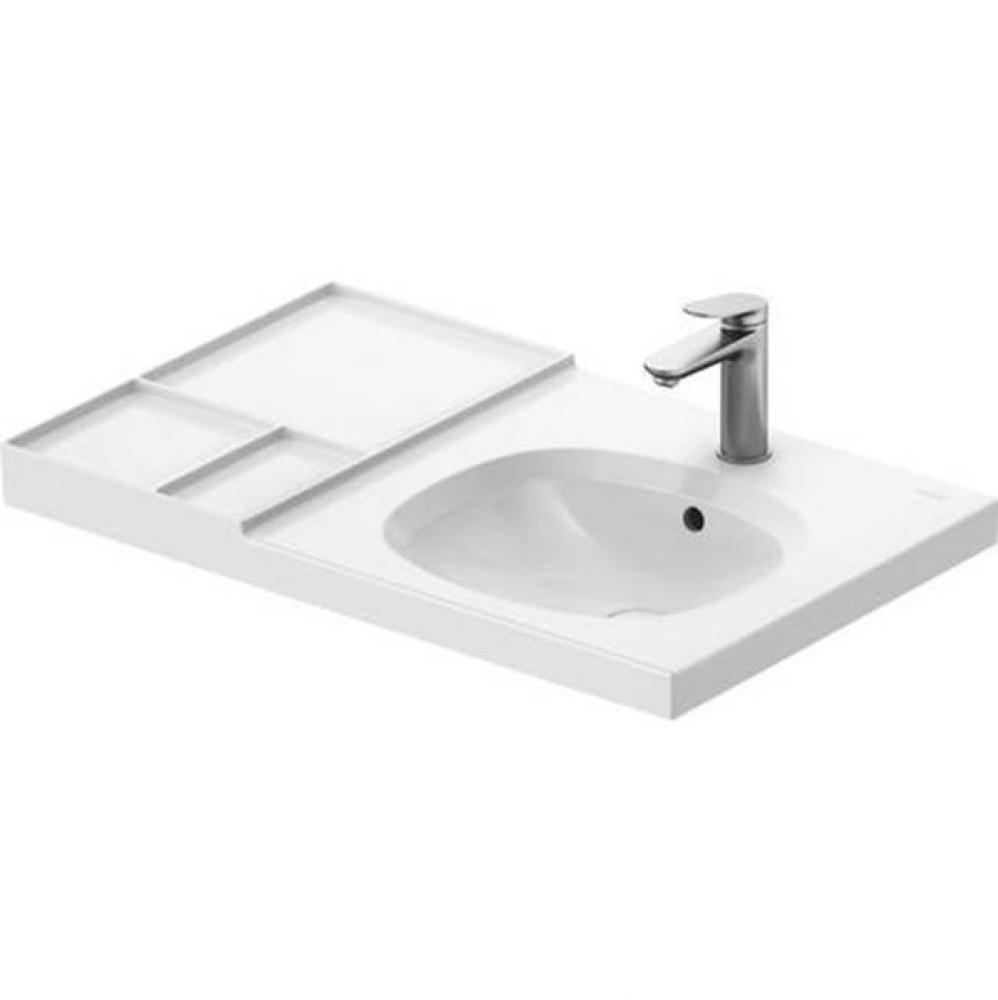 Duravit Aurena Wall Mounted Sink White High Gloss