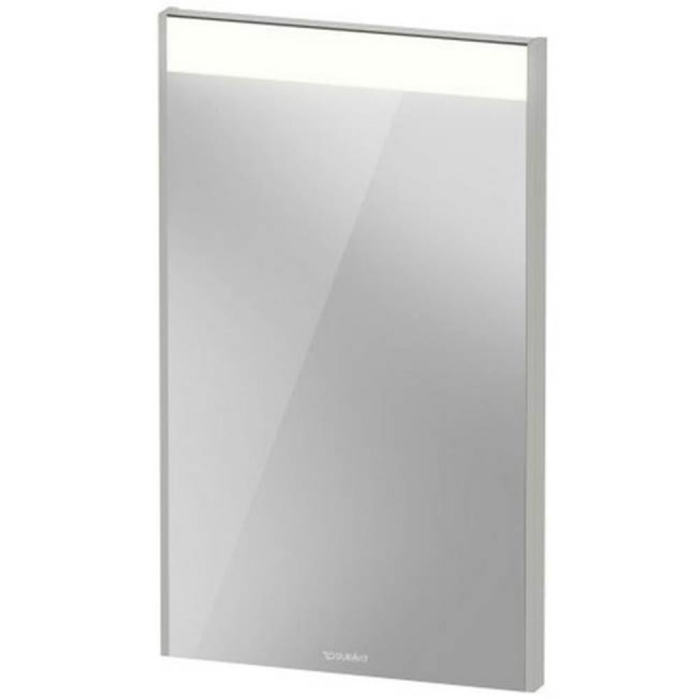 Duravit Brioso Mirror with Lighting Concrete Gray