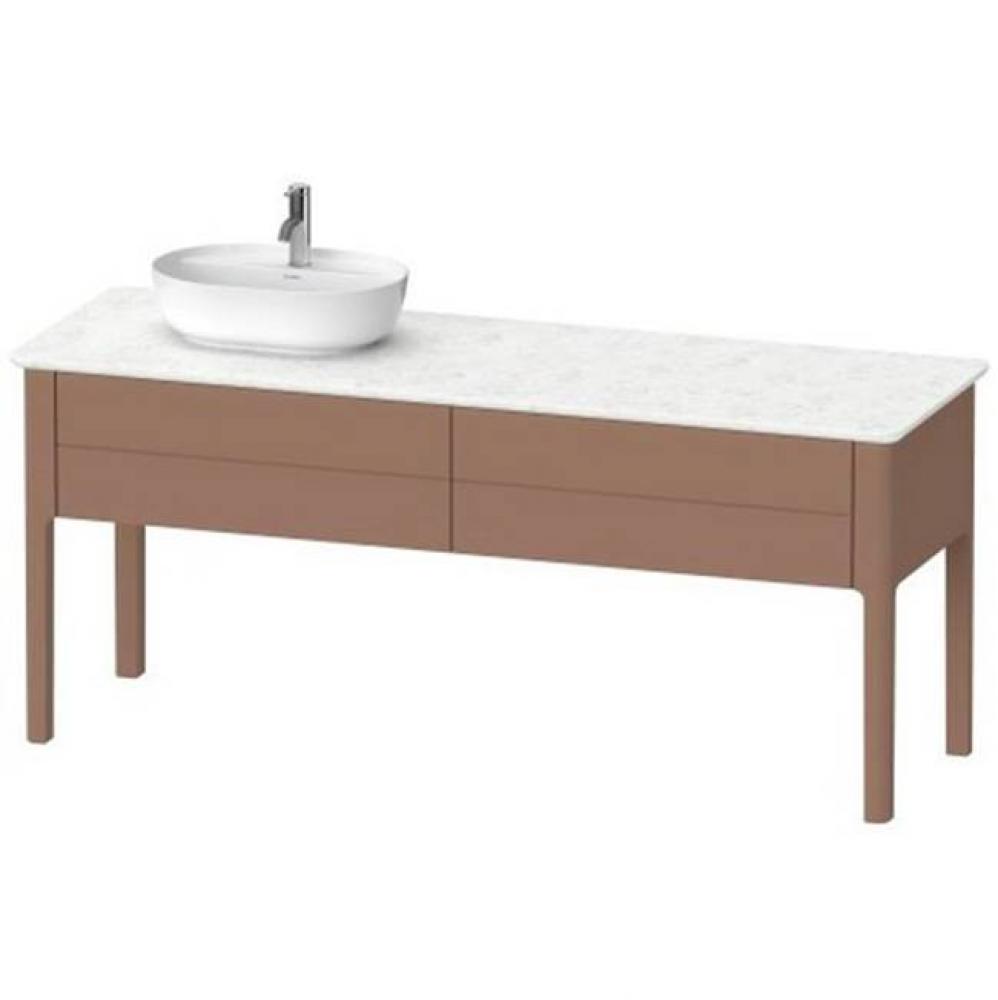 Duravit Luv Two Drawer Floorstanding Vanity Unit Almond