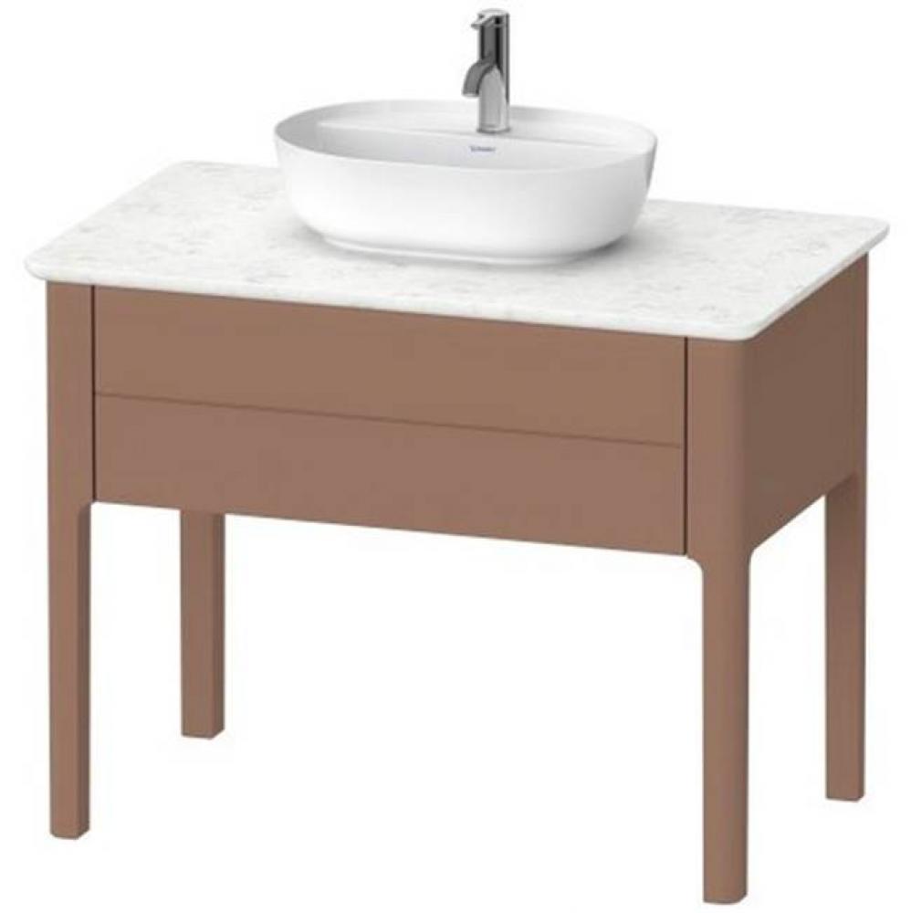 Duravit Luv One Drawer Floorstanding Vanity Unit Almond