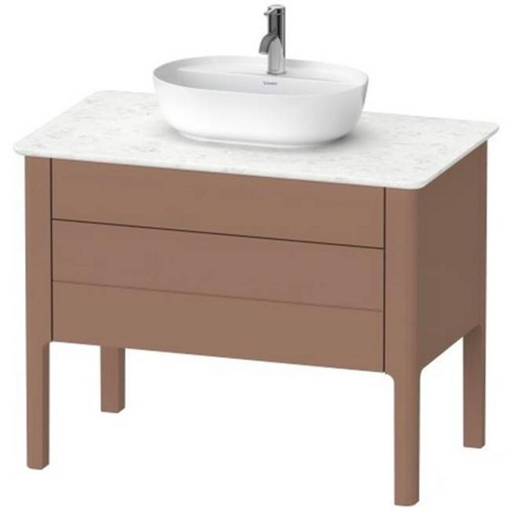 Duravit Luv One Drawer Floorstanding Vanity Unit Almond