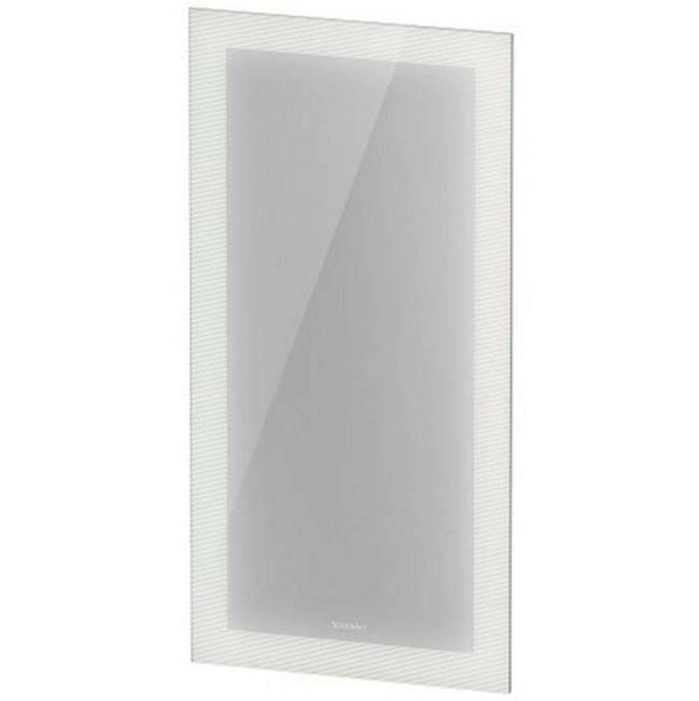 Duravit Starck 1 Mirror with Lighting White Aluminum