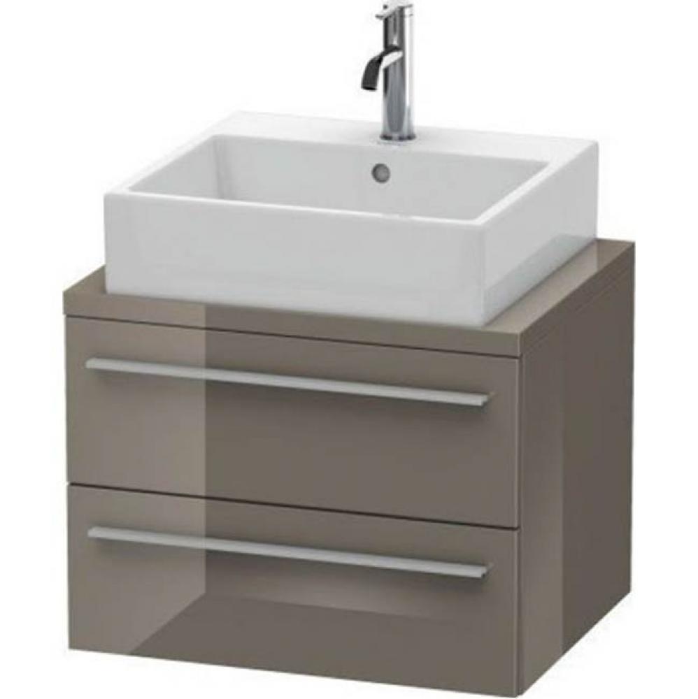 Duravit X-Large Vanity Unit for Console  Flannel Gray High Gloss