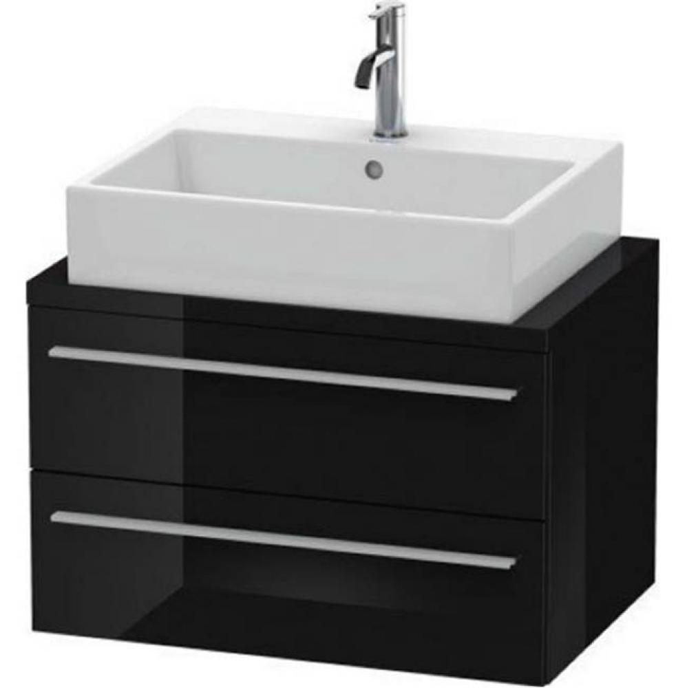 Duravit X-Large Vanity Unit for Console  Black High Gloss