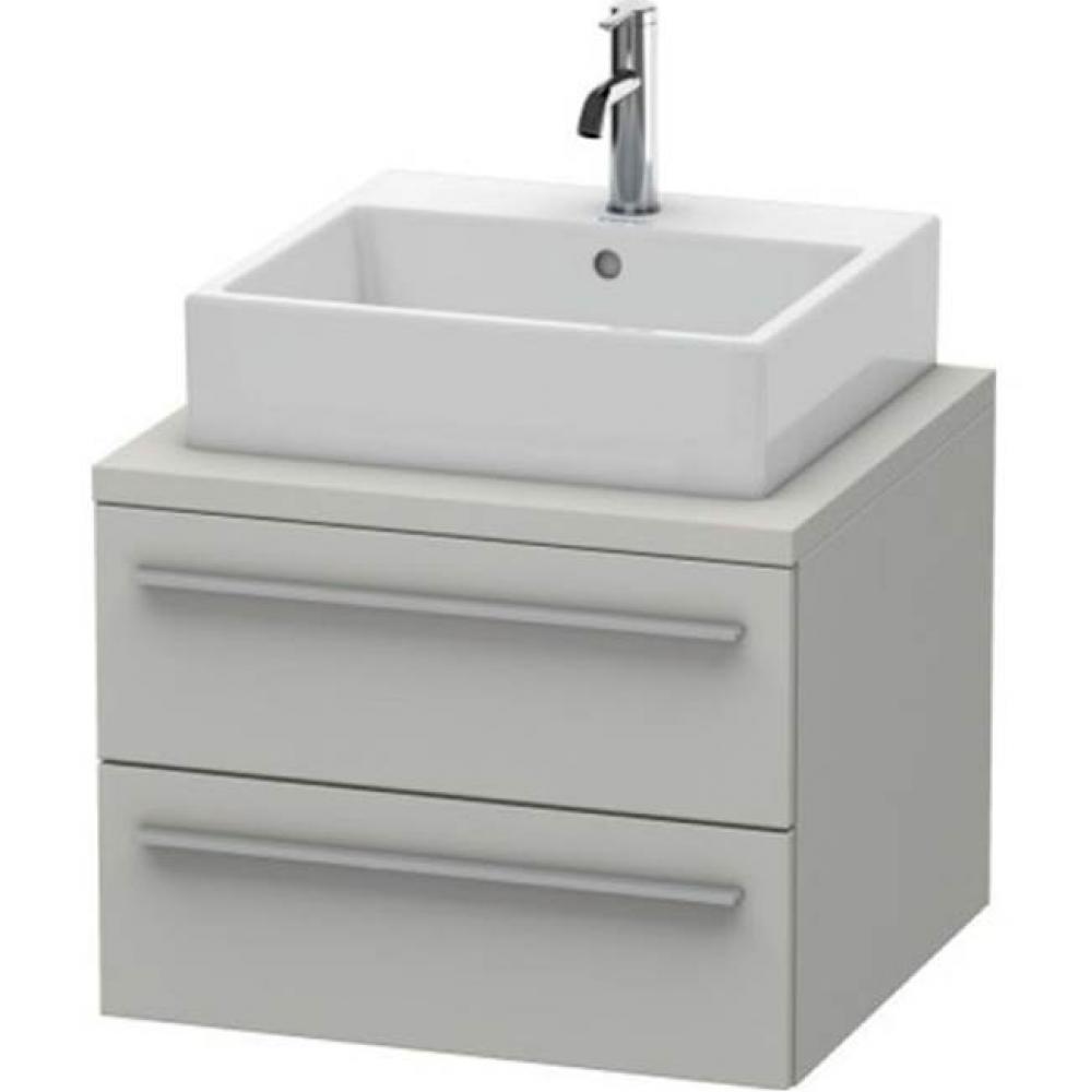 Duravit X-Large Vanity Unit for Console  Concrete Gray Matte