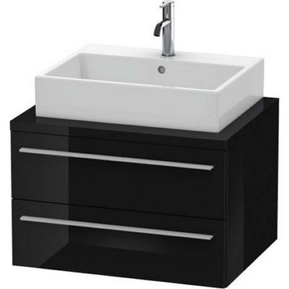 Duravit X-Large Vanity Unit for Console  Black High Gloss