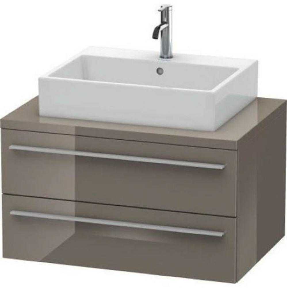 Duravit X-Large Vanity Unit for Console  Flannel Gray High Gloss