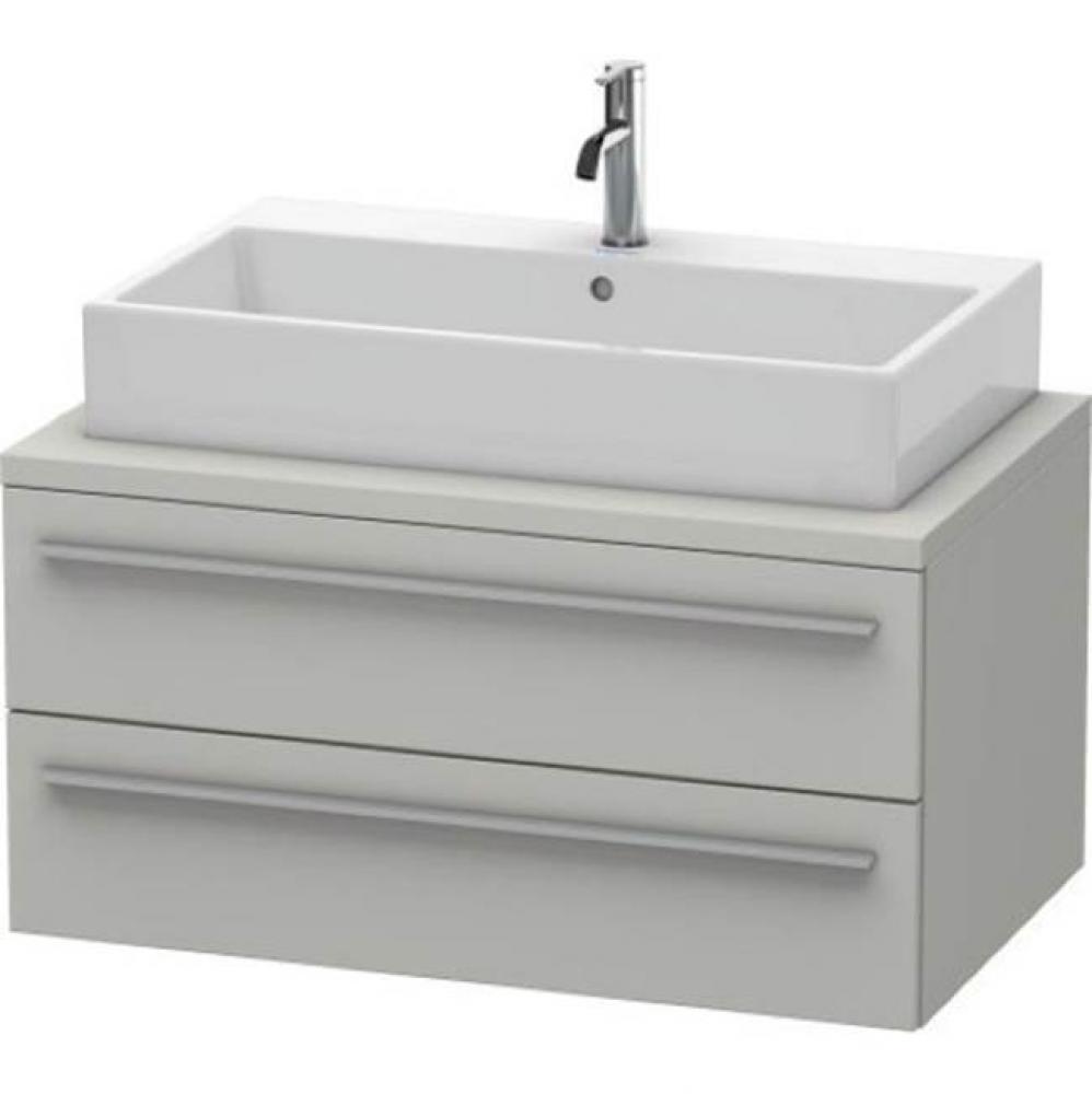 Duravit X-Large Vanity Unit for Console  Concrete Gray Matte