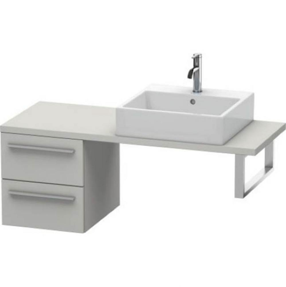 Duravit X-Large Vanity Unit for Console  Concrete Gray Matte