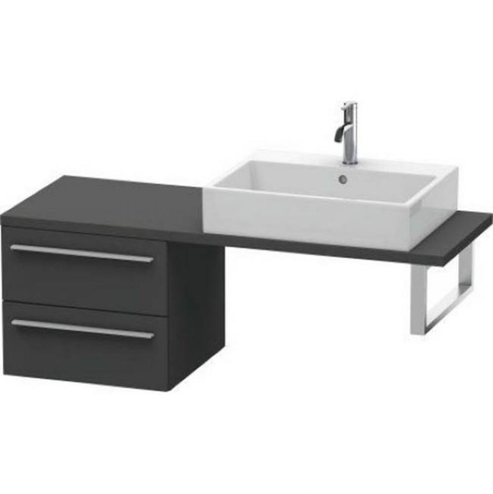 Duravit X-Large Vanity Unit for Console  Graphite Matte