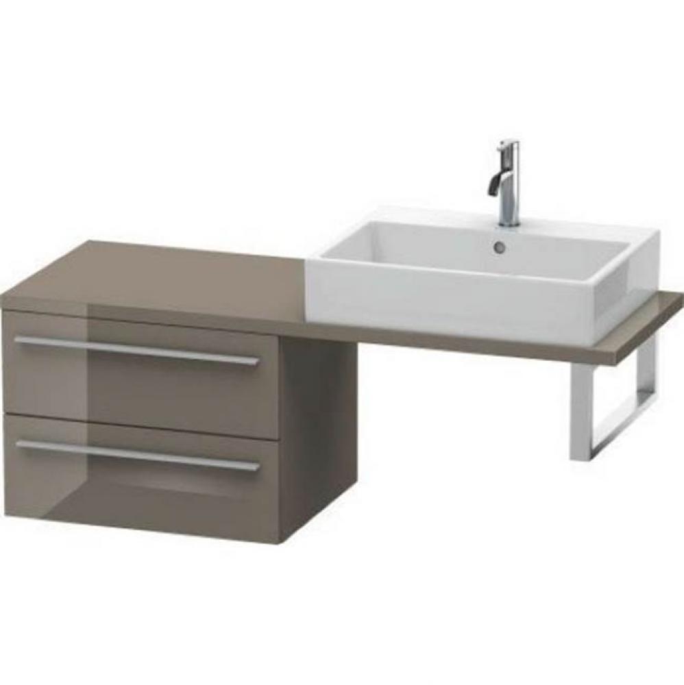 Duravit X-Large Vanity Unit for Console  Flannel Gray High Gloss