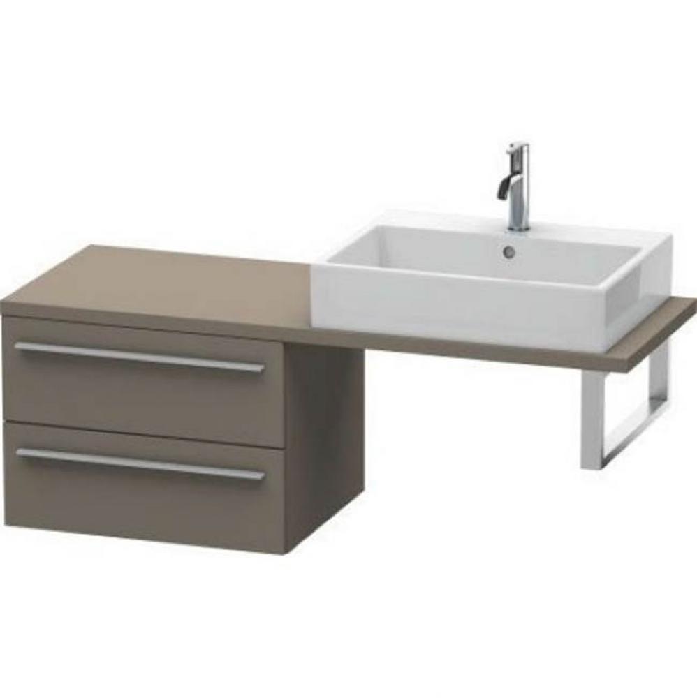 Duravit X-Large Vanity Unit for Console  Flannel Gray Satin Matte