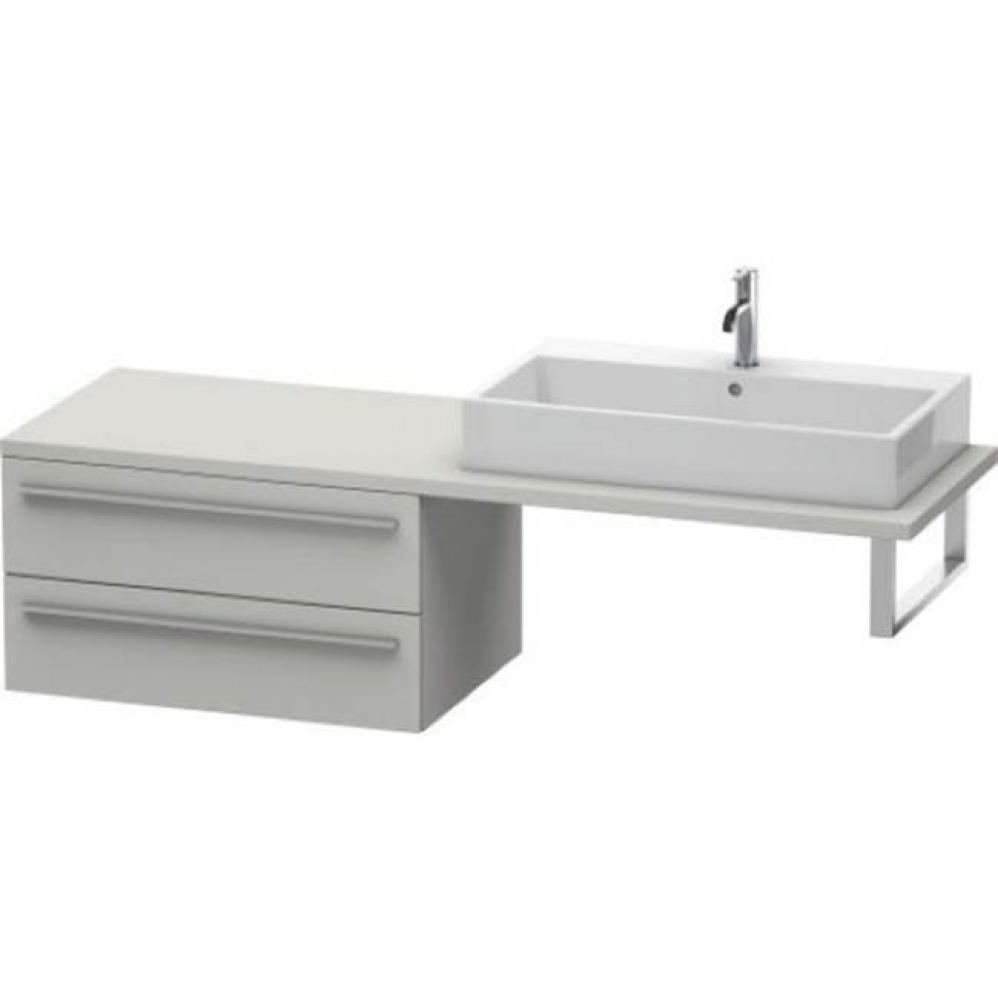 Duravit X-Large Vanity Unit for Console  Concrete Gray Matte