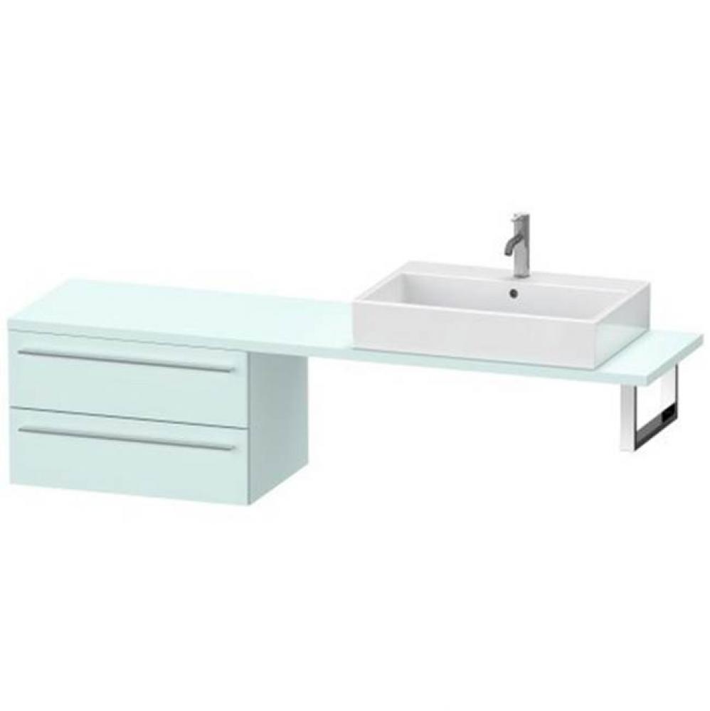 Duravit X-Large Vanity Unit for Console  Light Blue Matte