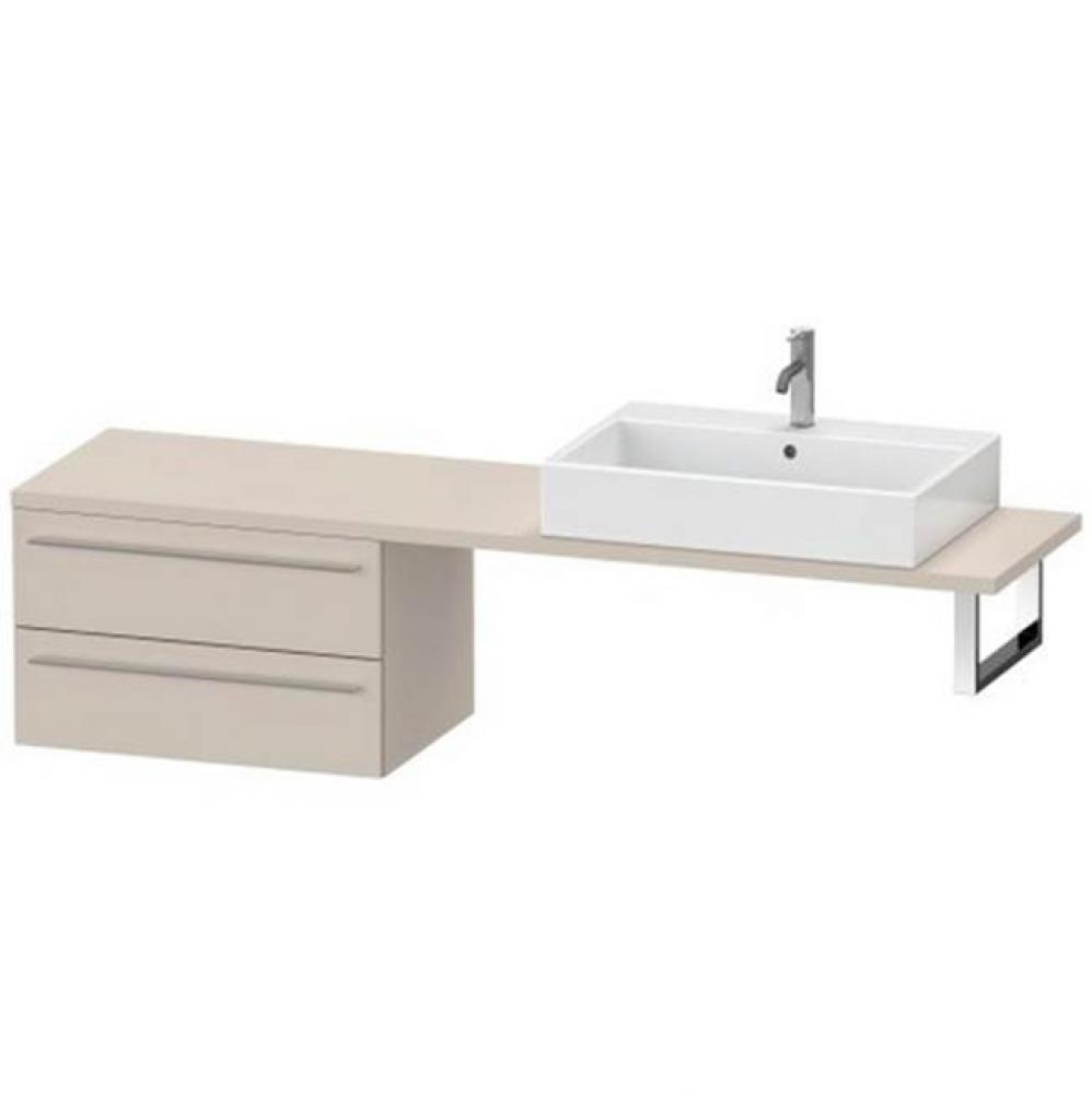 Duravit X-Large Vanity Unit for Console  Taupe Matte