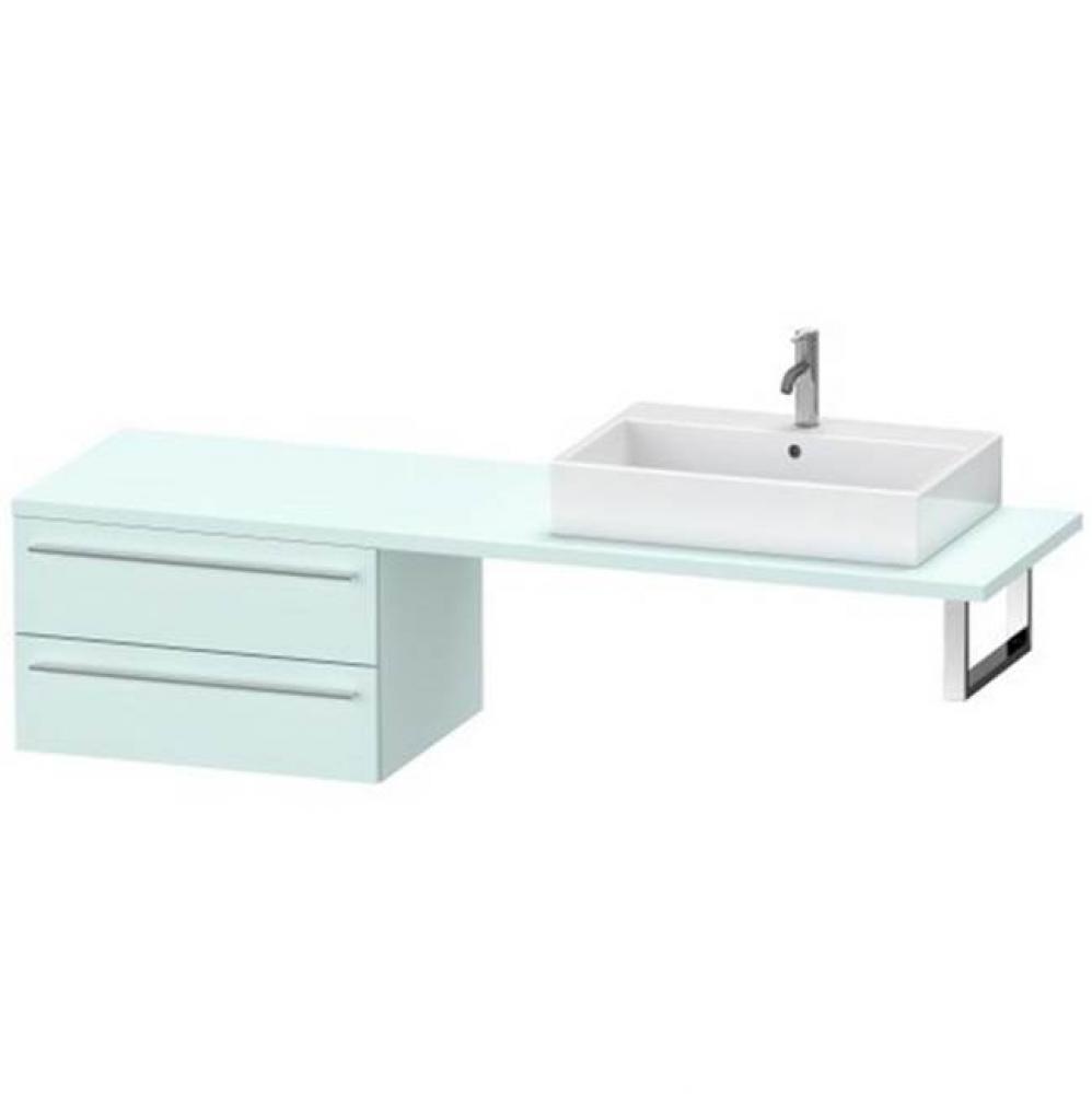 Duravit X-Large Vanity Unit for Console  Light Blue Matte