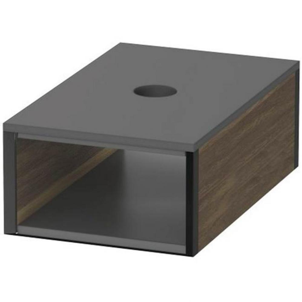 Duravit XSquare Box Drawer American Walnut