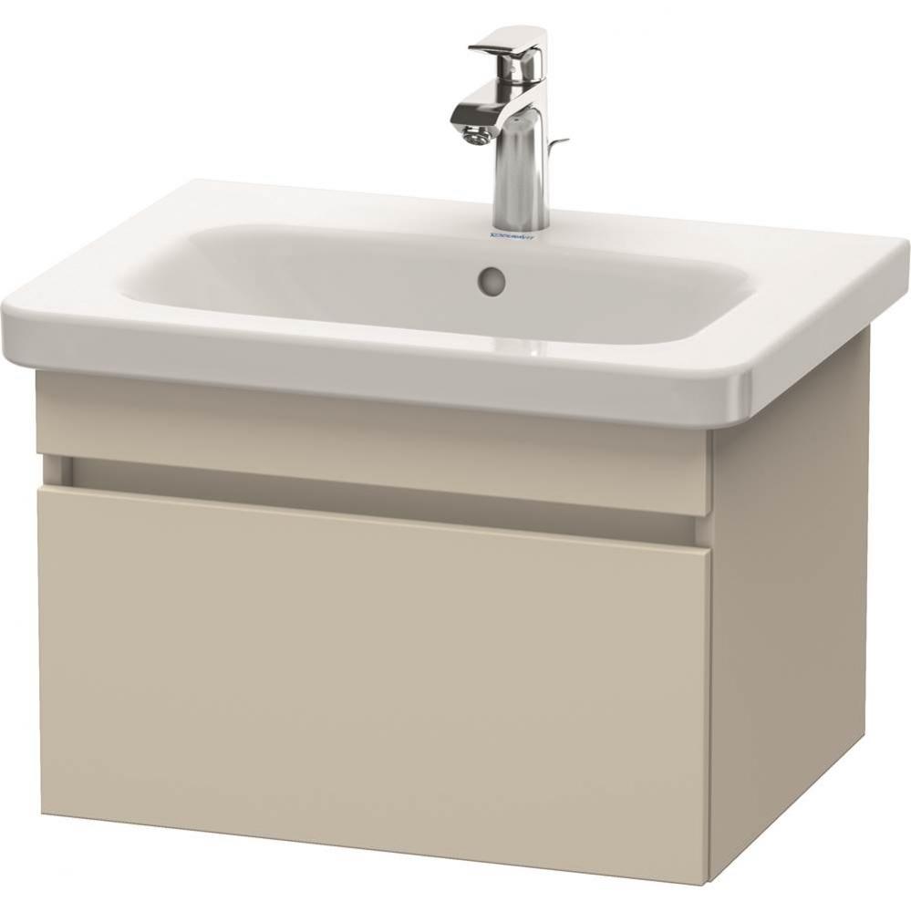 Duravit DuraStyle One Drawer Wall-Mount Vanity Unit Taupe