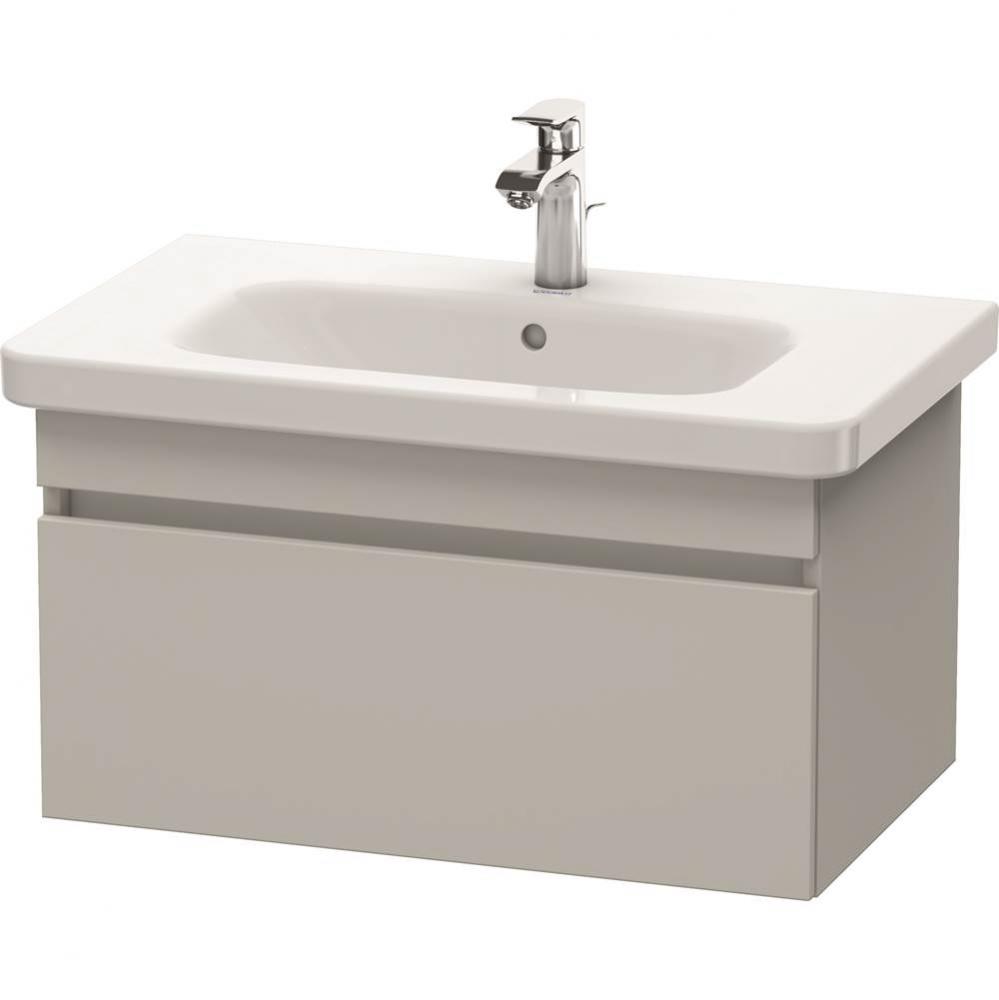 Duravit DuraStyle One Drawer Wall-Mount Vanity Unit Concrete Gray