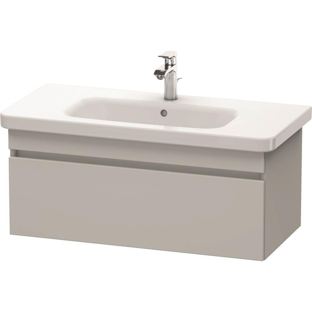 Duravit DuraStyle One Drawer Wall-Mount Vanity Unit Concrete Gray