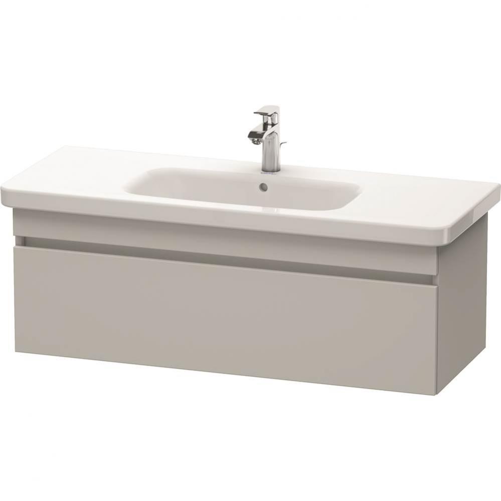 Duravit DuraStyle One Drawer Wall-Mount Vanity Unit Concrete Gray