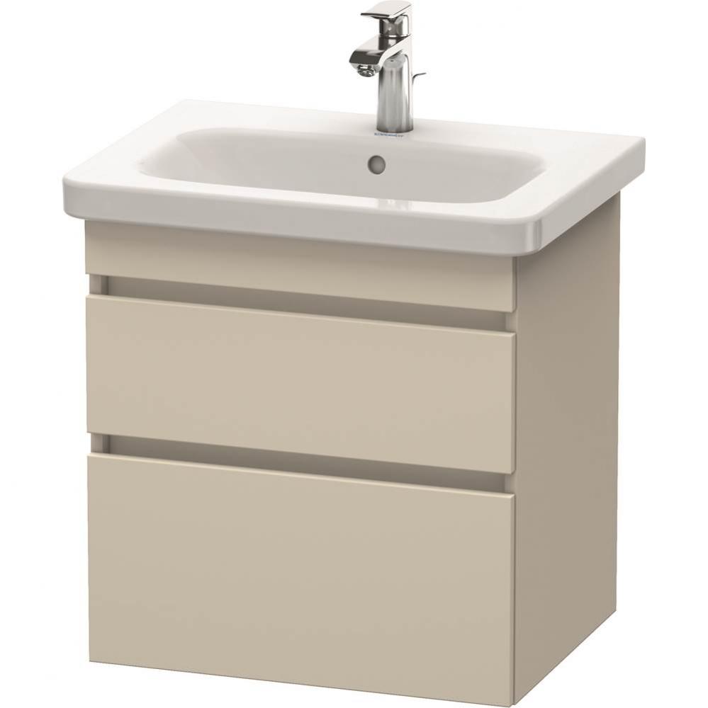 Duravit DuraStyle Two Drawer Wall-Mount Vanity Unit Taupe