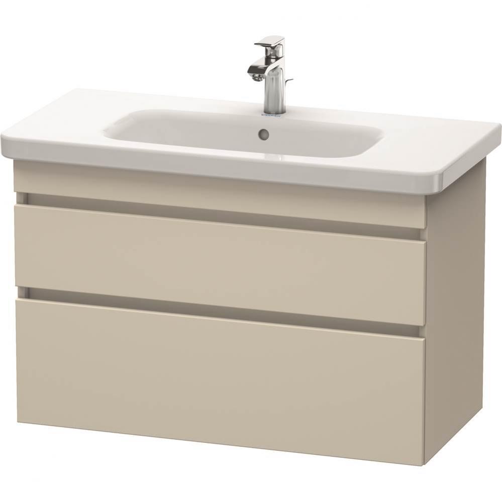 Duravit DuraStyle Two Drawer Wall-Mount Vanity Unit Taupe